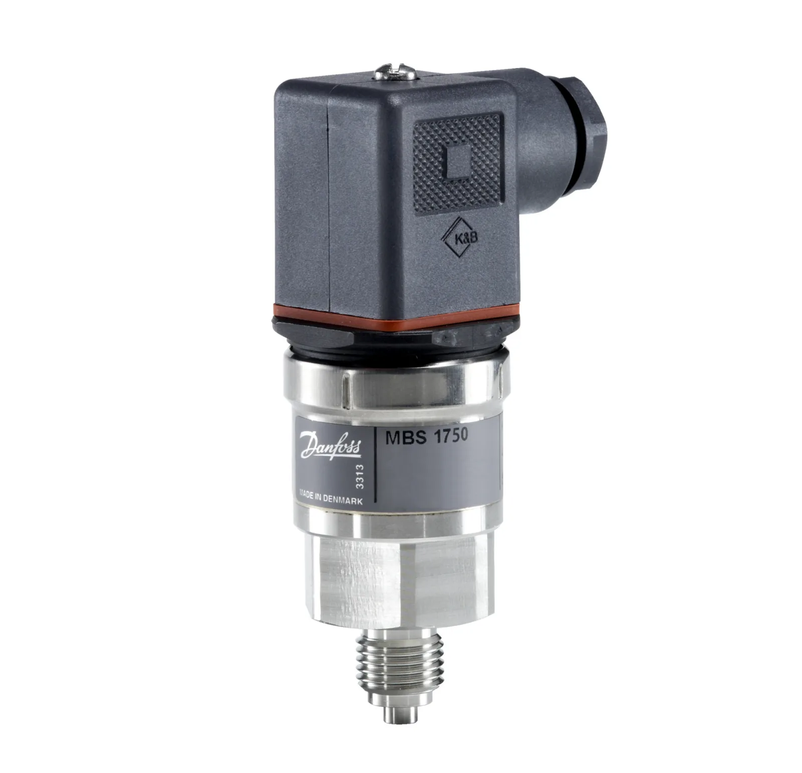 Danfoss 060G6112 — Преобразователь (датчик) давления MBS 1750, 0-100 бар, выходной сигнал 4-20 мА, внешняя резьба G1/4, IP 65