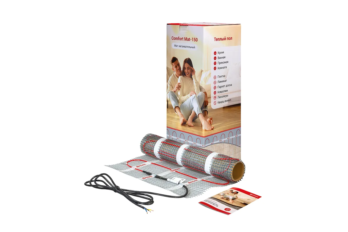 21RT0403R — Ridan Comfort Mat-150 (Комфорт Мат-150) нагревательный мат 300 Вт, 230 В, 2 м²