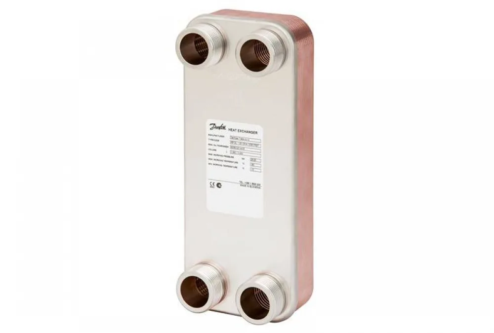 Danfoss 004H7621 — Паяный пластинчатый теплообменник XB12M-2-26/26 PN25 Паяный ТО G1